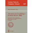 thumbnail image 1 of Lecture Notes in Computer Science Advances in Cryptology - Eurocrypt 2000: International Conference on the Theory and Application of Cryptographic Techniq, Book 1807, (Paperback), 1 of 1