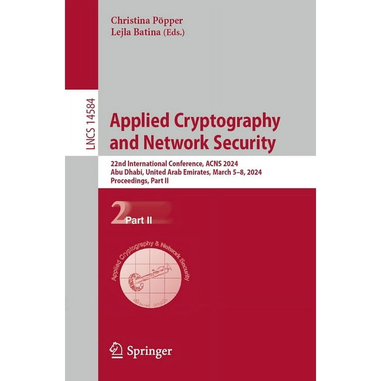 Lecture Notes in Computer Science: Applied Cryptography and 