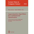thumbnail image 1 of Lecture Notes in Computer Science Approximation Algorithms for Combinatorial Optimization: Third International Workshop, Approx 2000 Saarbrücken, Germany,, Book 1913, (Paperback), 1 of 1
