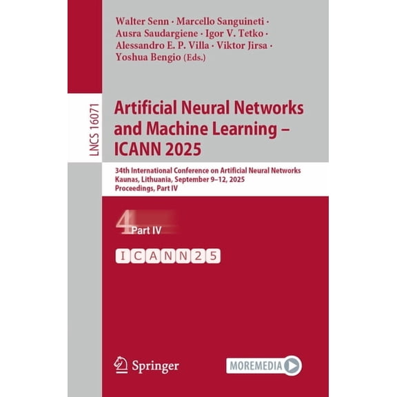 Lecture Notes in Computer Science Artificial Neural Networks and Machine Learning - Icann 2025: 34th International Conference on Artificial Neural Network, Book 16071, (Paperback)