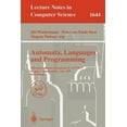 thumbnail image 1 of Lecture Notes in Computer Science Automata, Languages and Programming: 26th International Colloquium, Icalp'99, Prague, Czech Republic, July 11-15, 1999 P, Book 1644, (Paperback), 1 of 1