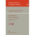 thumbnail image 1 of Lecture Notes in Computer Science Combinatorial Pattern Matching: 4th Annual Symposium, CPM 93, Padova, Italy, June 2-4, 1993. Proceedings, Book 684, (Paperback), 1 of 1