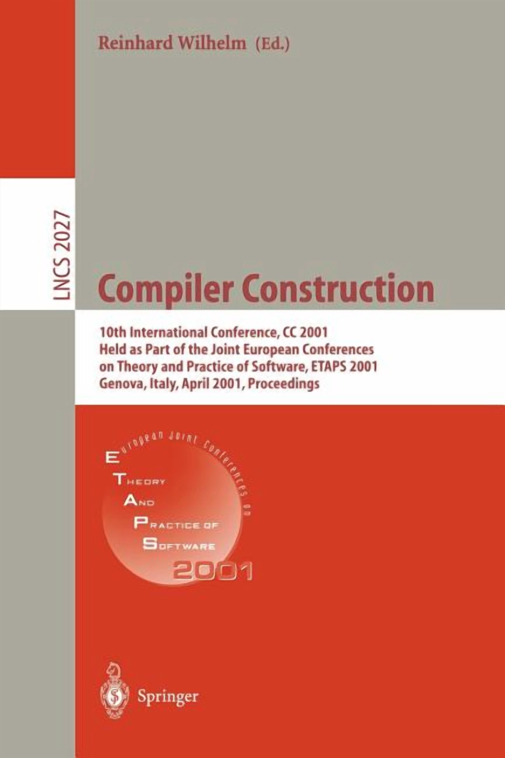 Lecture Notes in Computer Science Compiler Construction: 10th ...