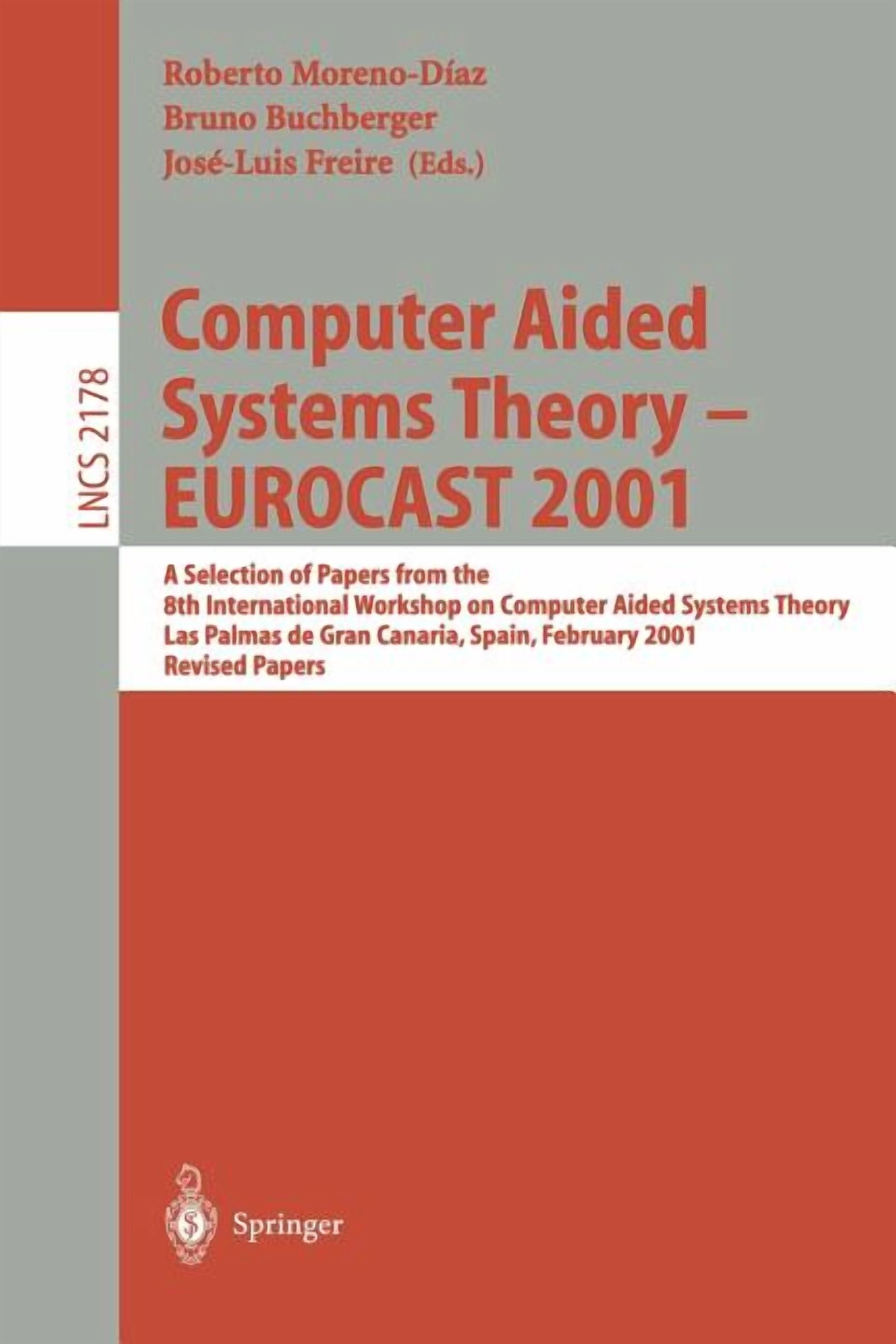 Lecture Notes in Computer Science Computer Aided Systems Theory ...