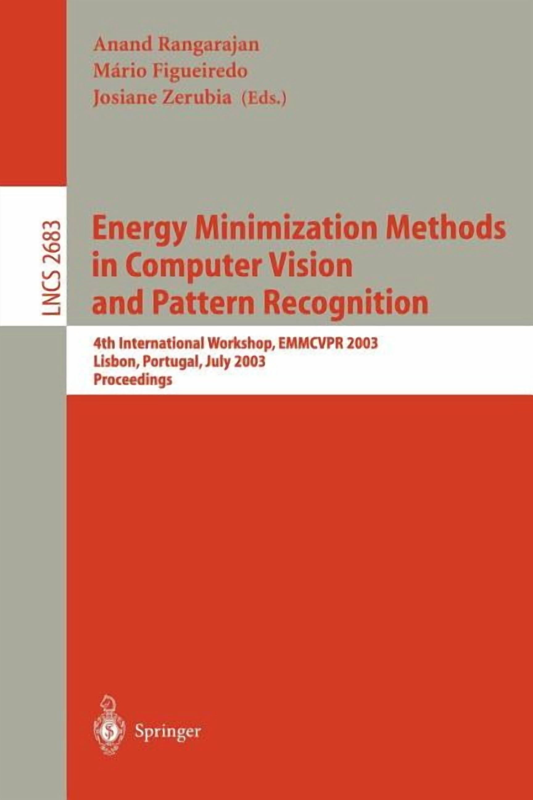 Lecture Notes in Computer Science Energy Minimization Methods in ...