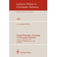 thumbnail image 1 of Lecture Notes in Computer Science Graph-Theoretic Concepts in Computer Science: International Workshop Wg `88 Amsterdam, the Netherlands, June 15-17, 1988, Book 344, (Paperback), 1 of 1