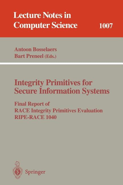 Lecture Notes in Computer Science Integrity Primitives for Secure ...