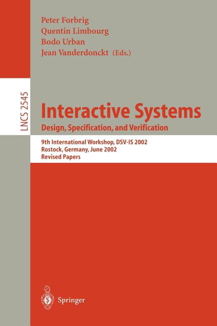 Lecture Notes in Computer Science Interactive Systems: Design ...
