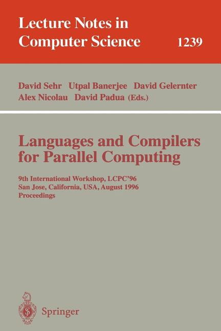 Lecture Notes in Computer Science Languages and Compilers for Parallel ...
