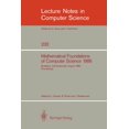 thumbnail image 1 of Lecture Notes in Computer Science Mathematical Foundations of Computer Science 1986: 12th Symposium Held at Bratislava, Czechoslovakia, August 25-29, 1986, Book 233, (Paperback), 1 of 1