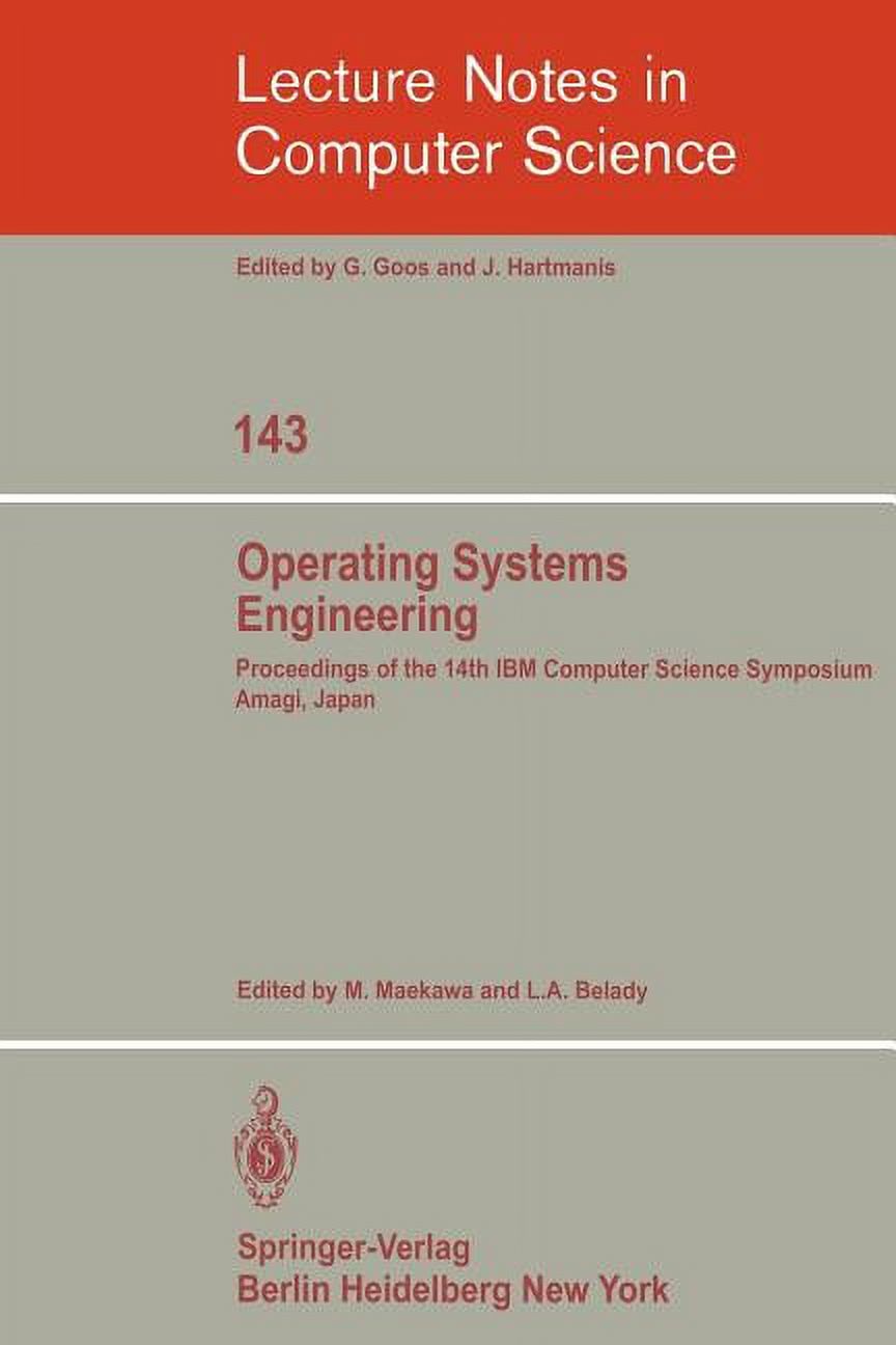 Lecture Notes in Computer Science: Operating Systems Engineering ...
