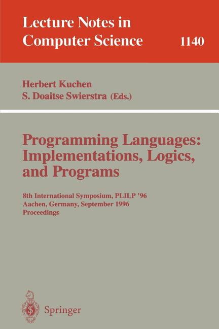 Lecture Notes in Computer Science Programming Languages ...