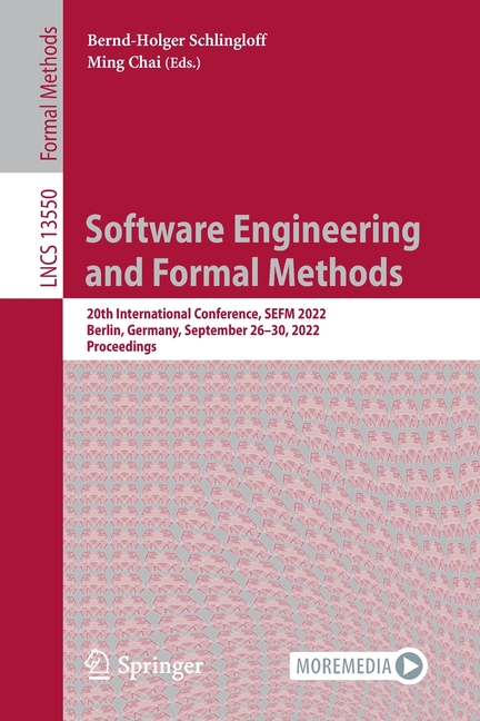 Lecture Notes in Computer Science Software Engineering and Formal ...