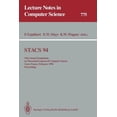 thumbnail image 1 of Lecture Notes in Computer Science Stacs 94: 11th Annual Symposium on Theoretical Aspects of Computer Science Caen, France, February 24-26, 1994 Proceeding, Book 775, (Paperback), 1 of 1