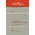thumbnail image 1 of Lecture Notes in Computer Science Trends, Techniques, and Problems in Theoretical Computer Science: 4th International Meeting of Young Computer Scientists, Book 281, (Paperback), 1 of 1
