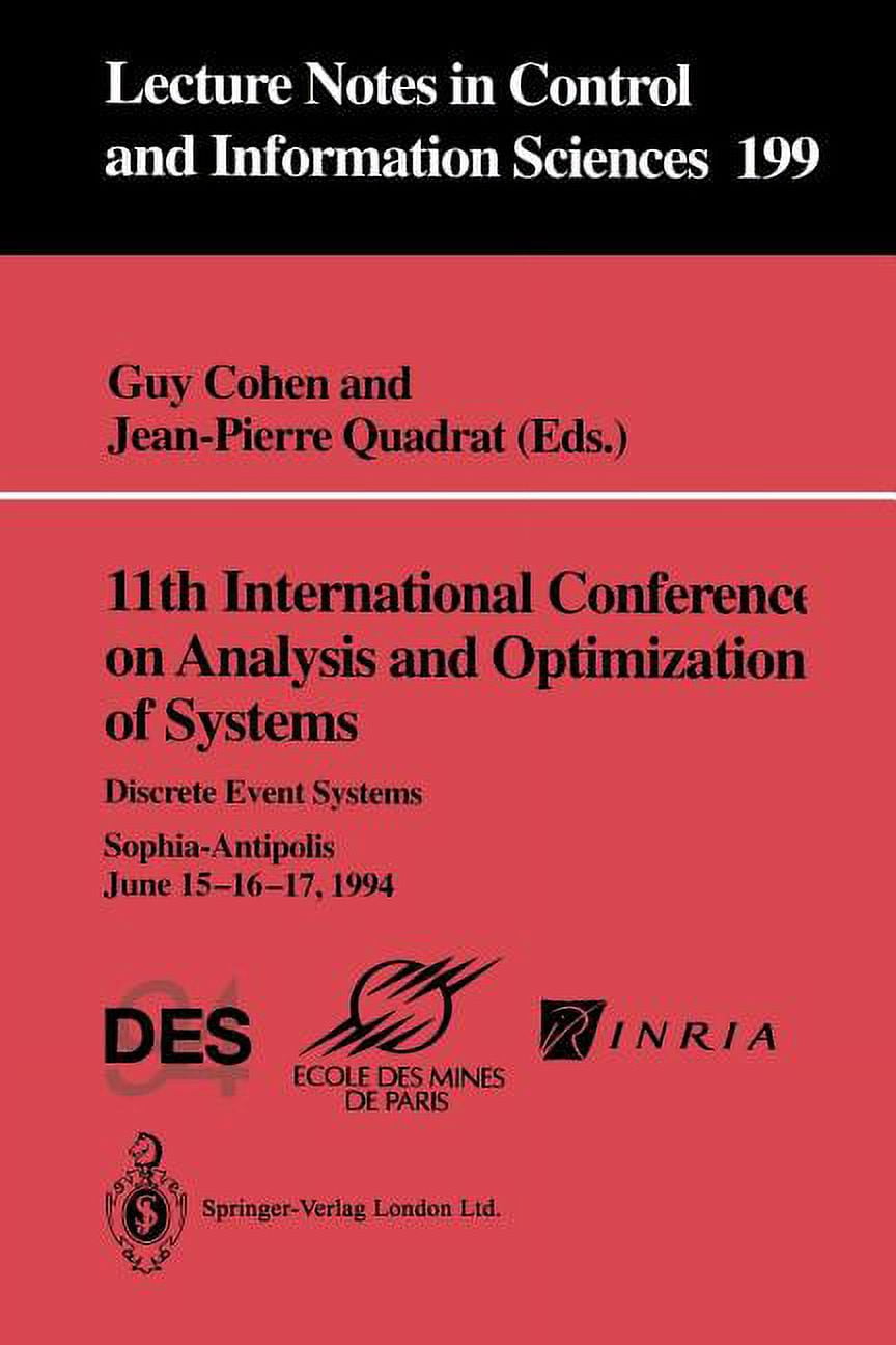Lecture Notes in Control and Information 11th International Conference ...