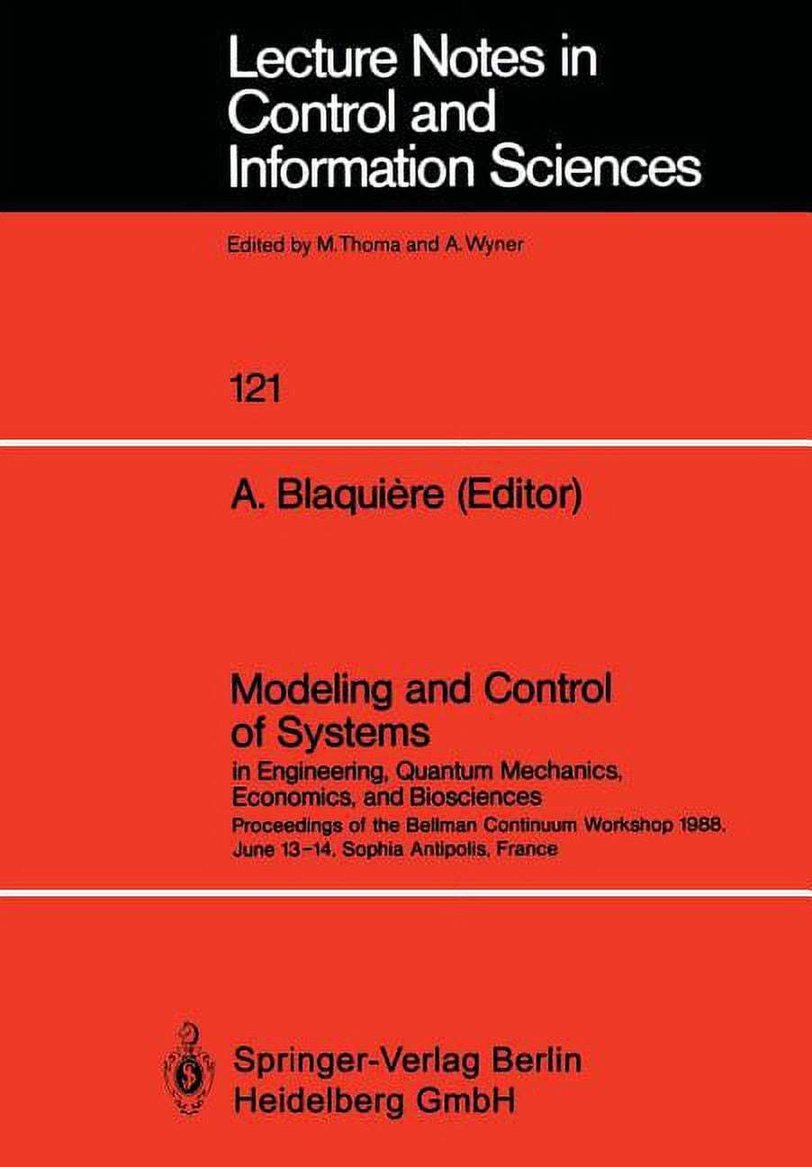 Lecture Notes in Control and Information Modeling and Control of ...
