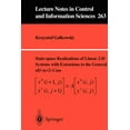 thumbnail image 1 of Lecture Notes in Control and Information State-Space Realisations of Linear 2-D Systems with Extensions to the General ND (N > 2) Case, Book 263, (Paperback), 1 of 1