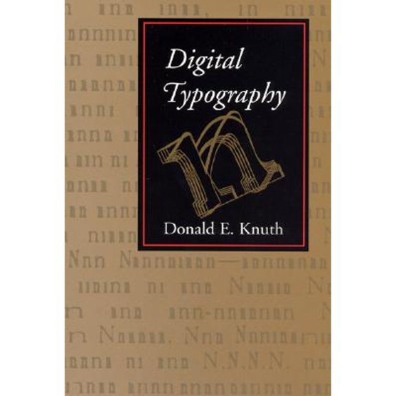 Pre-Owned Lecture Notes: Digital Typography (Series #78) (Paperback)