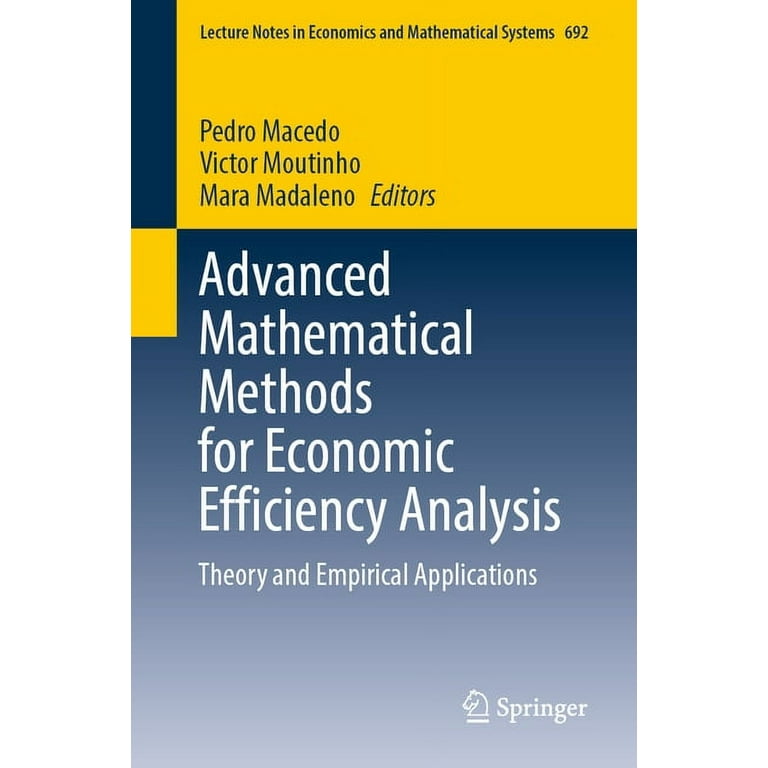 Lecture Notes in Economic and Mathematical Systems: Advanced