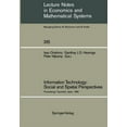 thumbnail image 1 of Lecture Notes in Economic and Mathematic Information Technology: Social and Spatial Perspectives: Proceedings of an International Conference on Information Techn, Book 315, (Paperback), 1 of 1