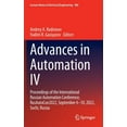thumbnail image 1 of Lecture Notes in Electrical Engineering Advances in Automation IV: Proceedings of the International Russian Automation Conference, Rusautocon2022, September 4-1, Book 986, (Hardcover), 1 of 1