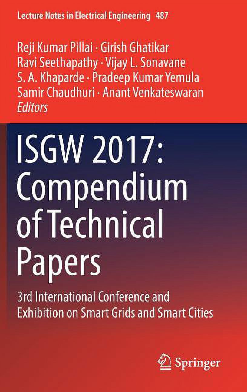 Lecture Notes in Electrical Engineering Isgw 2017: Compendium of ...