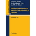 thumbnail image 1 of Lecture Notes in Mathematics Differential Geometrical Methods in Mathematical Physics II: Proceedings, University of Bonn, July 13 - 16, 1977, Book 676, (Paperback), 1 of 1