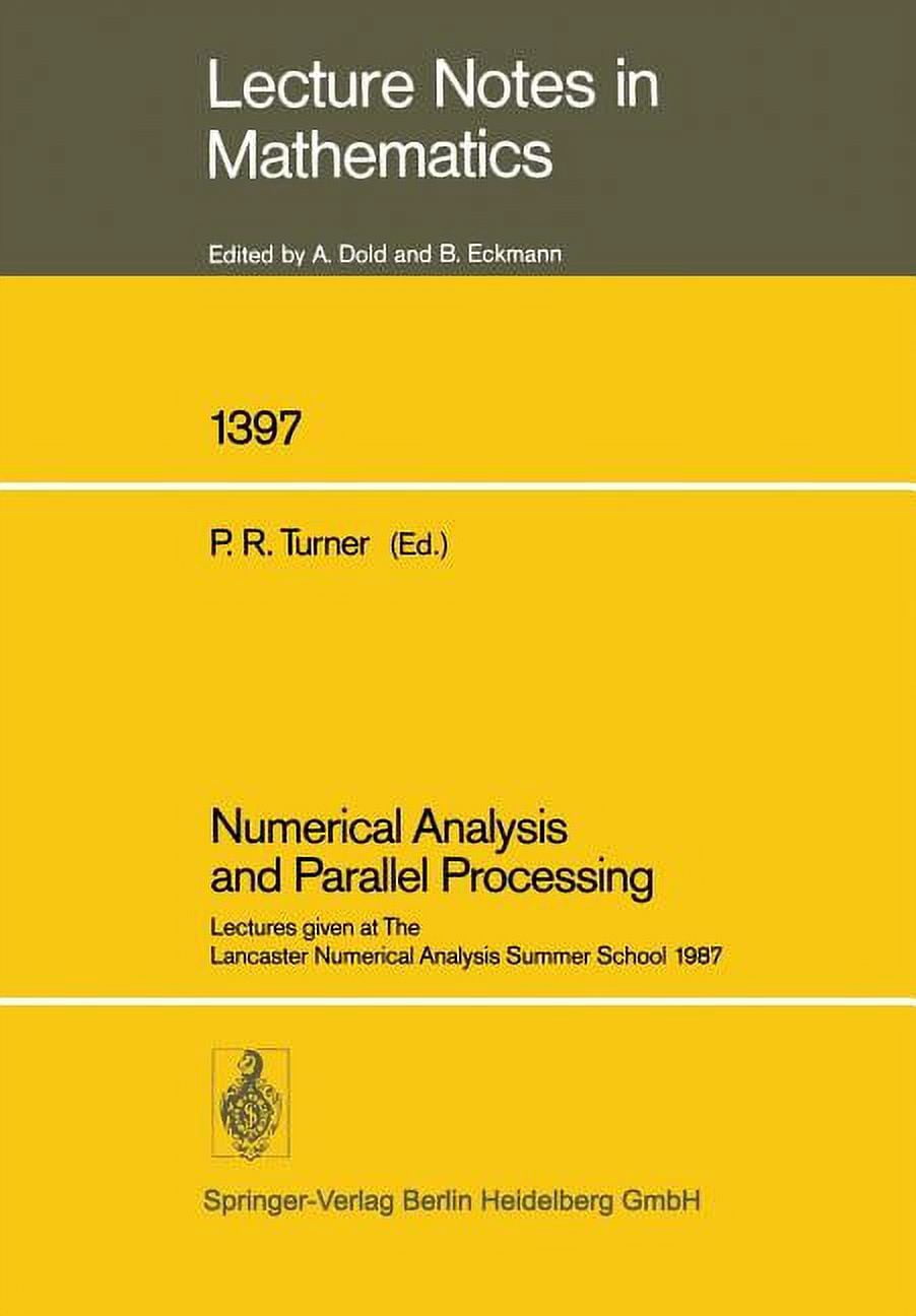 Lecture Notes in Mathematics Numerical Analysis and Parallel Processing ...