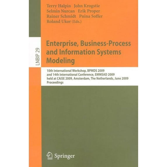 Lecture Notes in Business Information Pr Enterprise, Business-Process and Information Systems Modeling, Book 29, (Paperback)