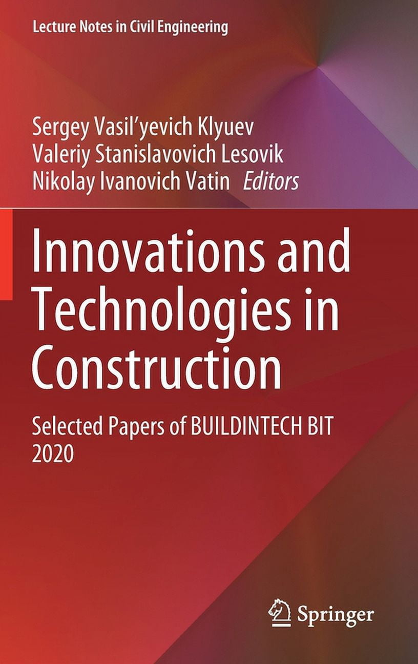 Lecture Notes in Civil Engineering Innovations and Technologies in ...