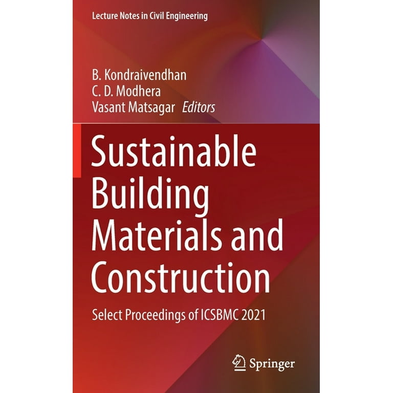Lecture Notes in Civil Engineering: Sustainable Building Materials 