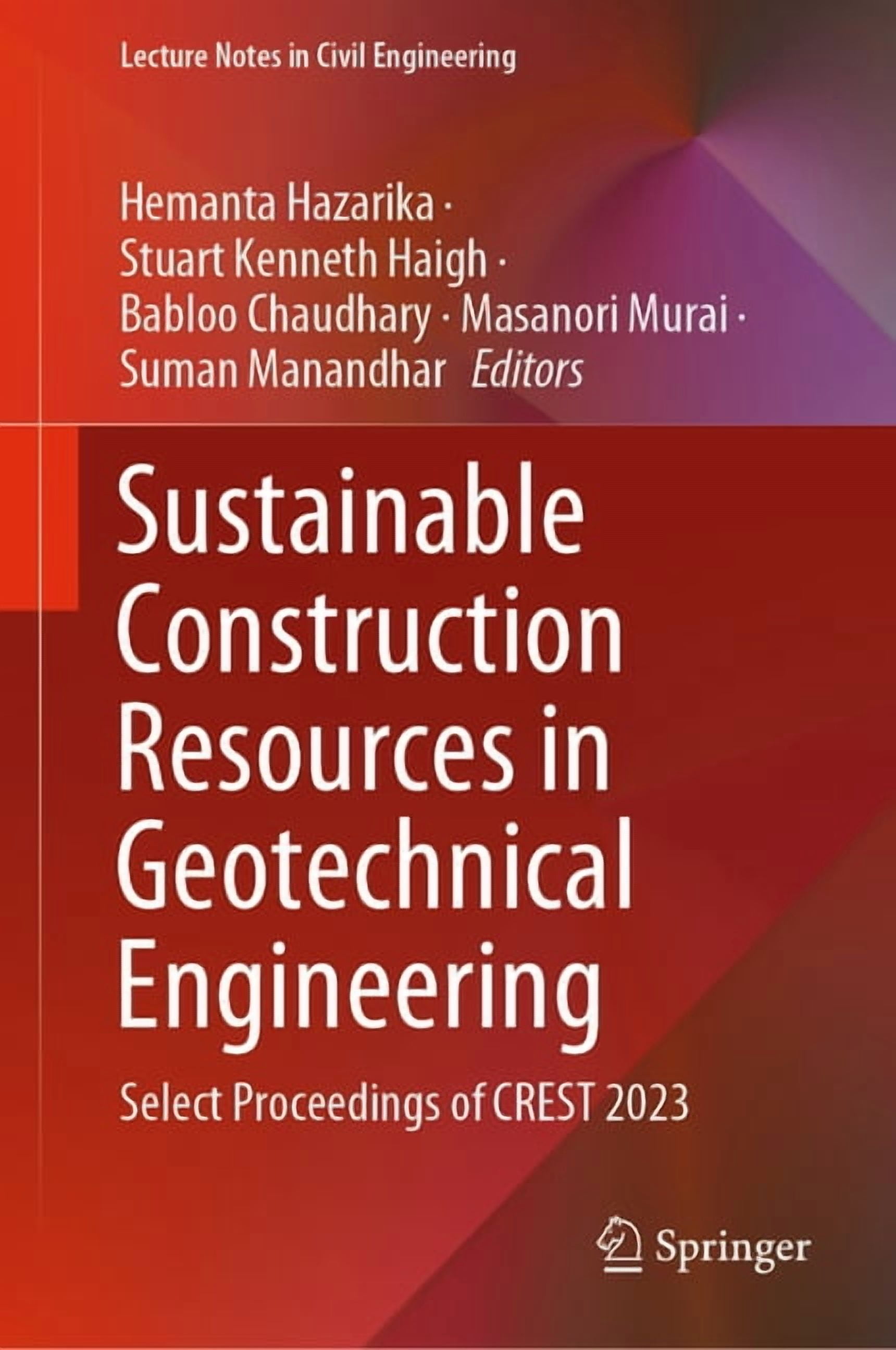 Lecture Notes in Civil Engineering Sustainable Construction Resources ...