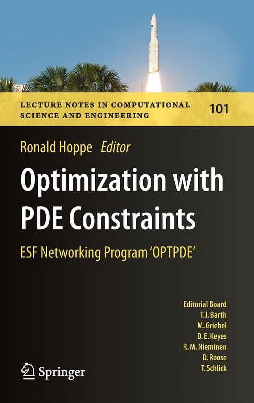Lecture Notes in Computational Science a Optimization with Pde ...