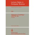 thumbnail image 1 of Lecture Notes in Computer Science Advances in Cryptology: Proceedings of Crypto '85, Book 218, (Paperback), 1 of 1