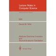 thumbnail image 1 of Lecture Notes in Computer Science Attribute Grammar Inversion and Source-To-Source Translation, Book 302, (Paperback), 1 of 1