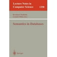 thumbnail image 1 of Lecture Notes in Computer Science Semantics in Databases, Book 1358, (Paperback), 1 of 1