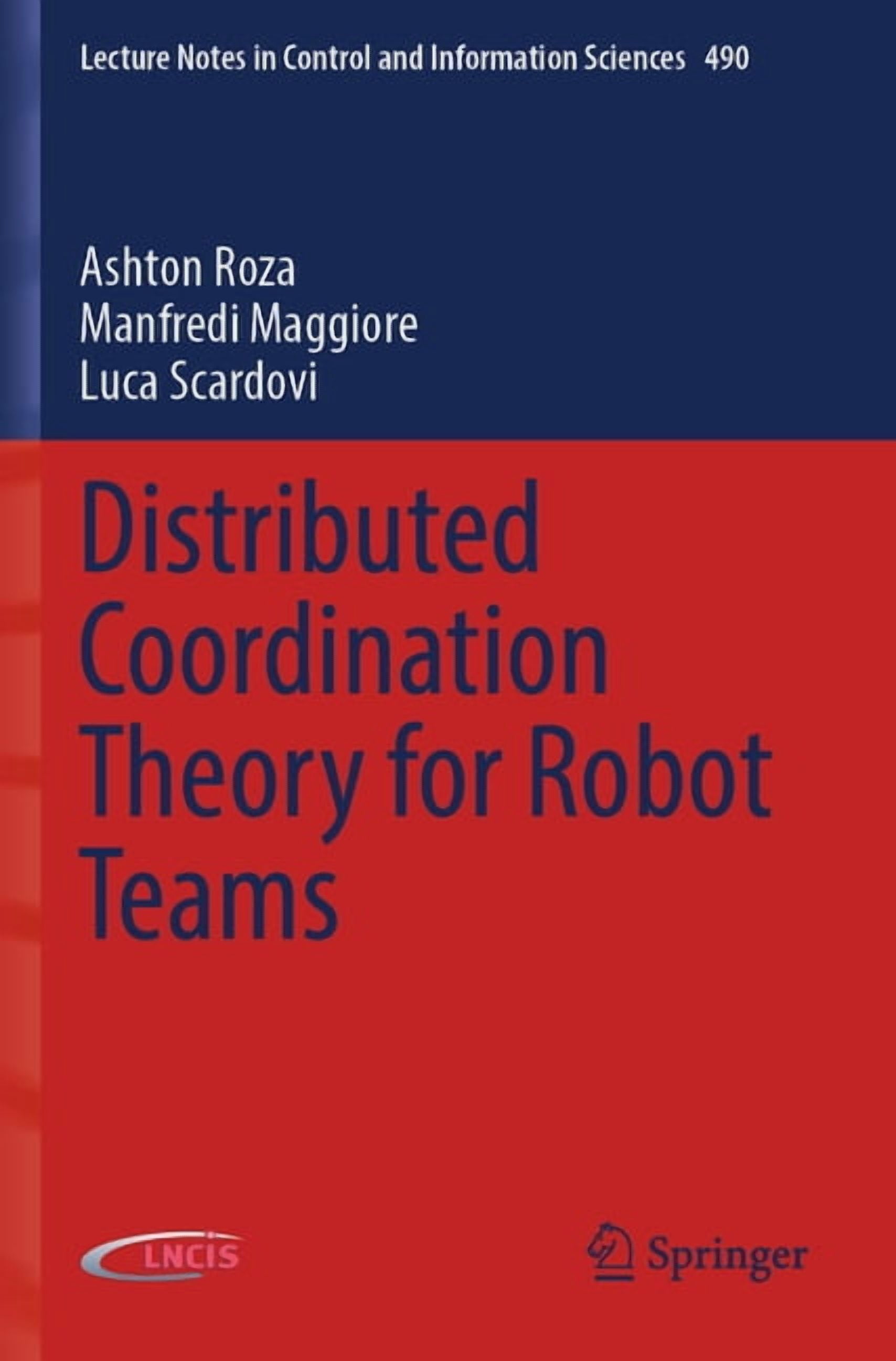 Lecture Notes in Control and Information Distributed Coordination ...