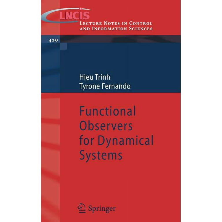 Lecture Notes in Control and Information Functional Observers for 