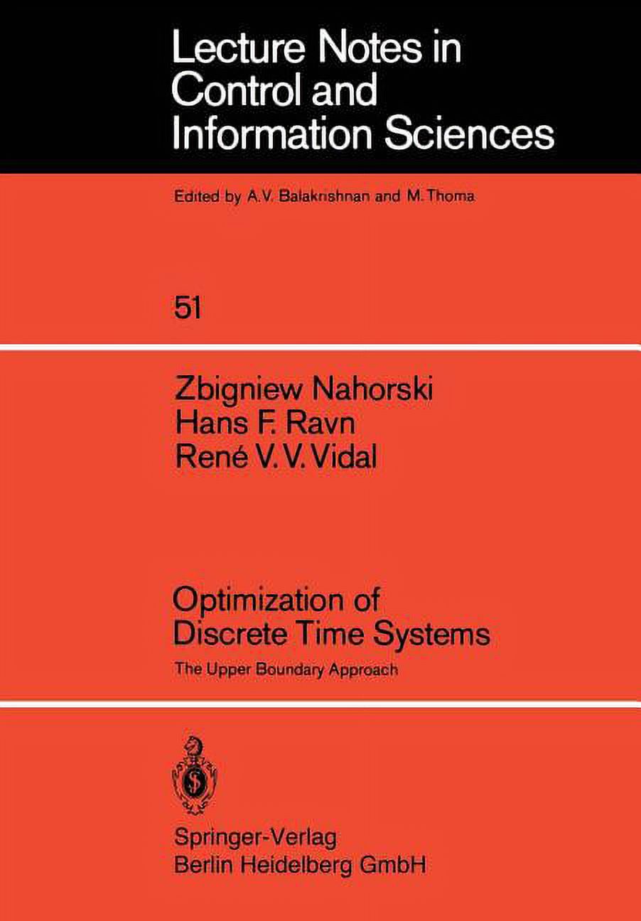 Lecture Notes in Control and Information Optimization of Discrete Time ...