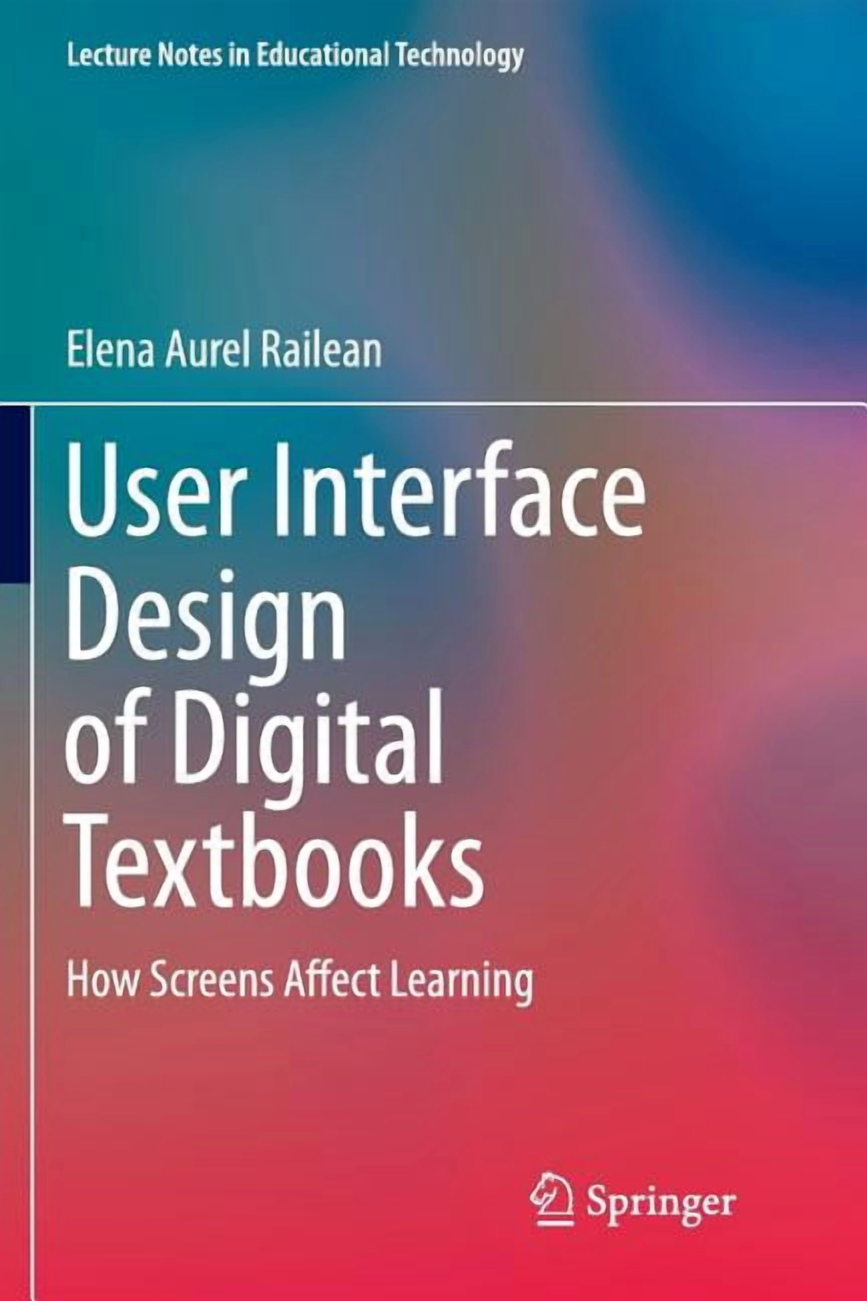 Lecture Notes in Educational Technology User Interface Design of ...