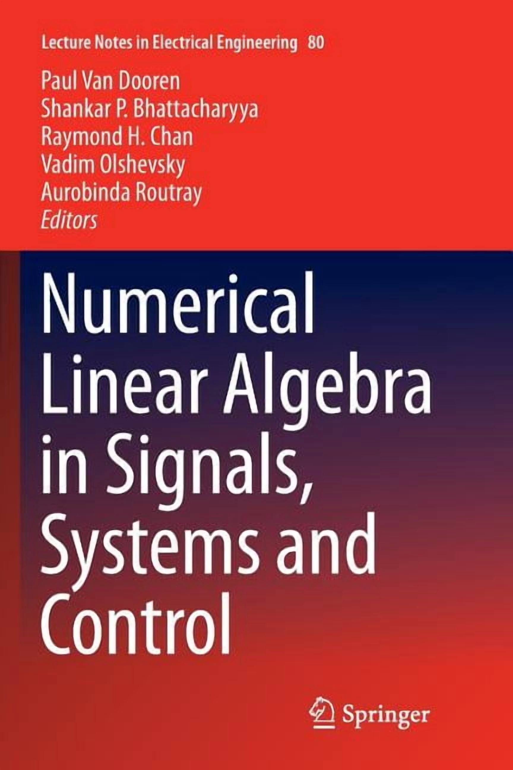 Lecture Notes in Electrical Engineering Numerical Linear Algebra in ...