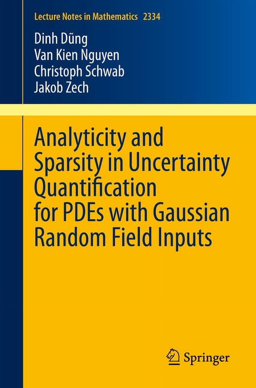 Lecture Notes in Mathematics Analyticity and Sparsity in Uncertainty Quantification for Pdes with Gaussian Random Field Inputs, Book 2334, (Paperback)