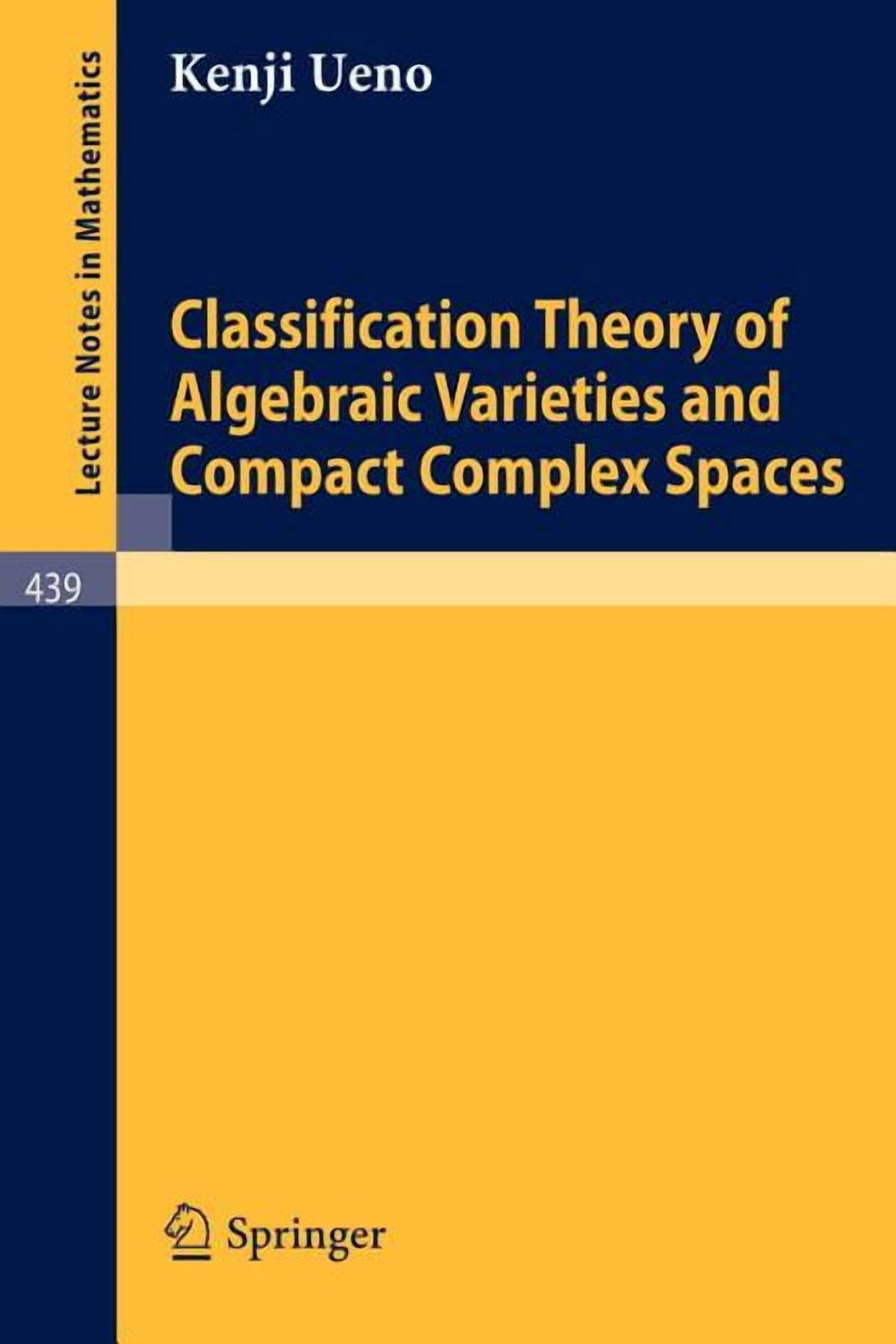 Lecture Notes in Mathematics Classification Theory of Algebraic ...