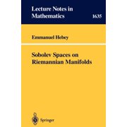 Lecture Notes in Mathematics Sobolev Spaces on Riemannian Manifolds, Book 1635, Paperback