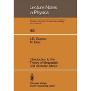 Lecture Notes in Physics Introduction to the Theory of Metastable and Unstable States, Book 183, Paperback
