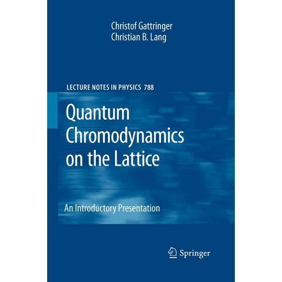 Lecture Notes in Physics: Quantum Chromodynamics on the Lattice: An Introductory Presentation (Paperback)
