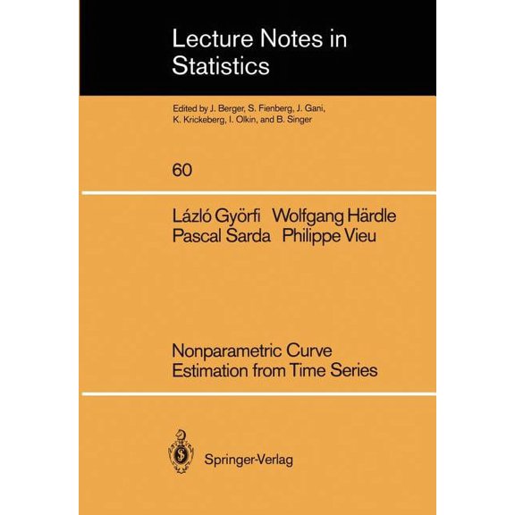 Lecture Notes in Statistics Nonparametric Curve Estimation from Time Series, Book 60, (Paperback)