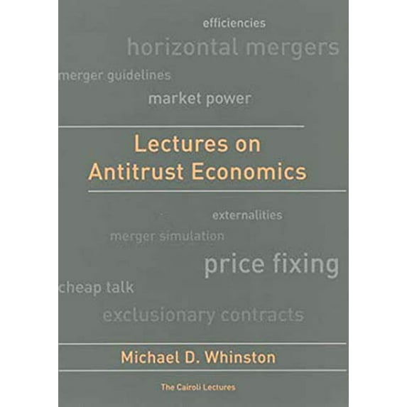 Pre-Owned Lectures on Antitrust Economics (Paperback) 0262731878 9780262731874