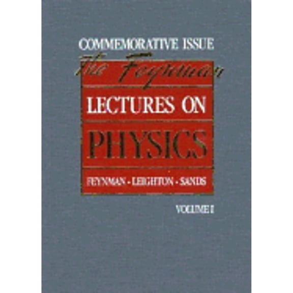 Pre-Owned The Feynman Lectures on Physics: Commemorative Issue Vol 1 (Hardcover) 0201510030 9780201510034